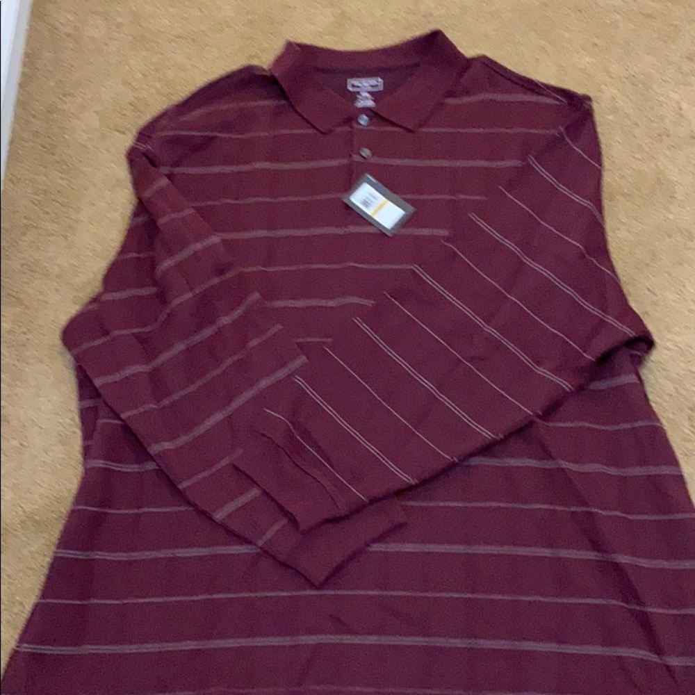 Men’s long sleeve polo shirt